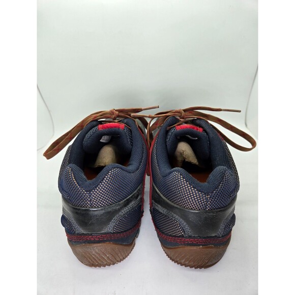 Merrell Annex Trak Hiking Shoes Men\'s 8 Blue Wing Leather Trail Vibram Terrain main image 3